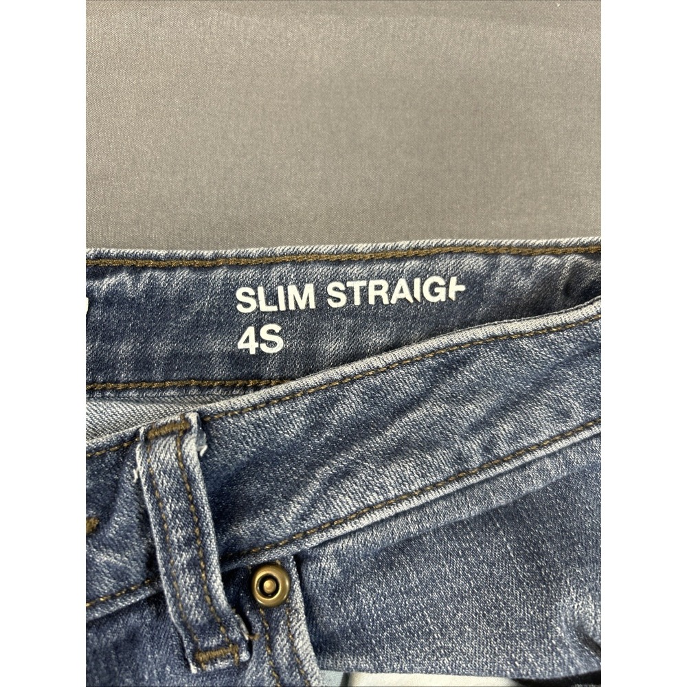SONOMA Goods For Life‎ Jeans Womens Blue Size 4 Wash Mid Rise Straight Stretch - Picture 7 of 13